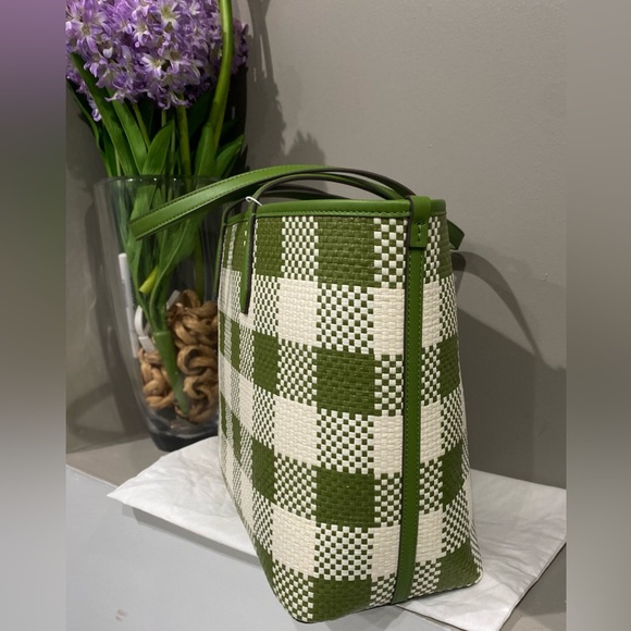 TORY BURCH Blake Straw Tote NWT - Picture 12 of 16